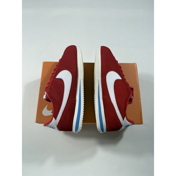 New Women’s Size 8.5 - Nike Cortez Light Crimson Blue IB1857 600 - Picture 5 of 10